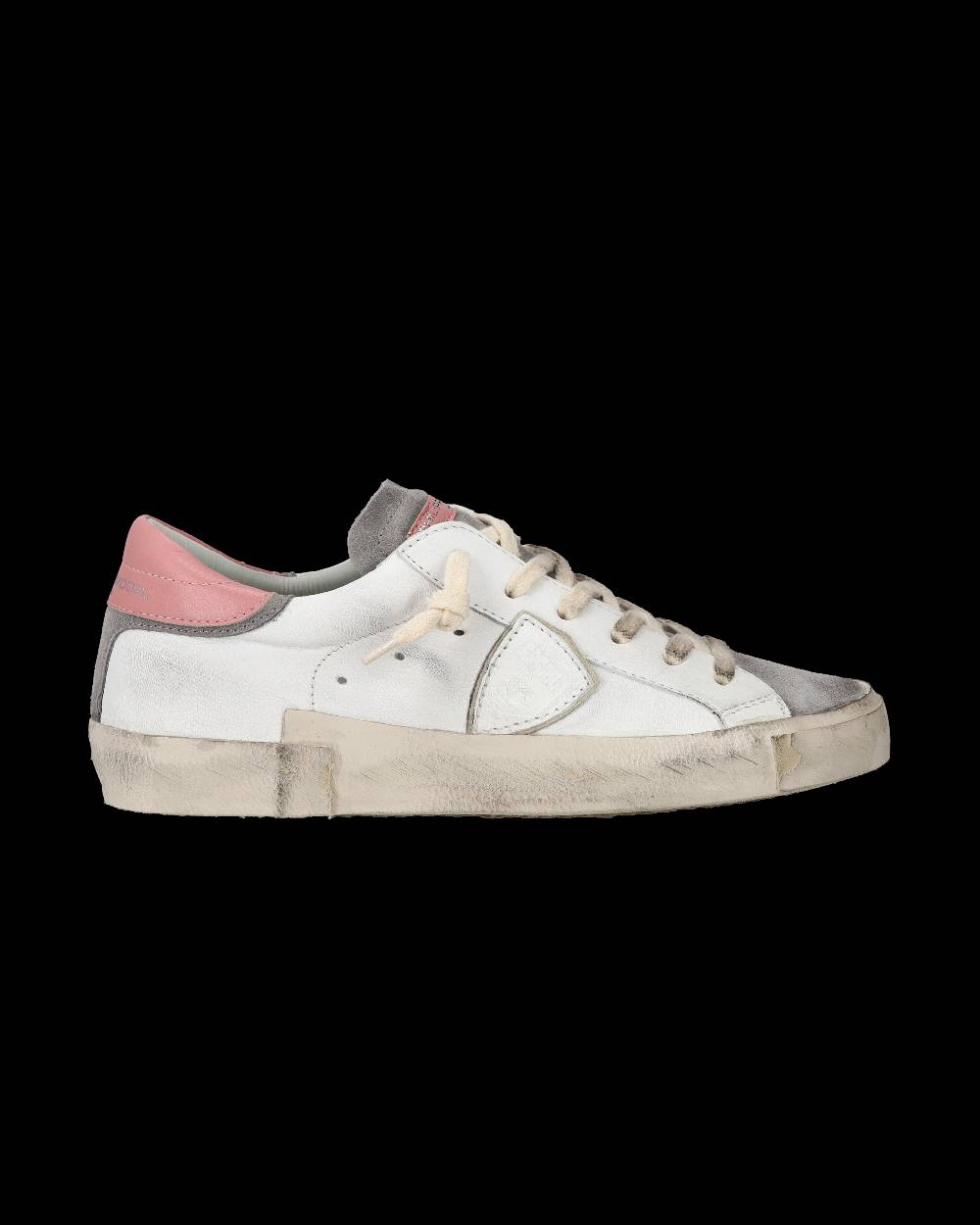 Philippe Model Sneaker casual Prsx da donna in pelle - Antracite e bianco Qualità