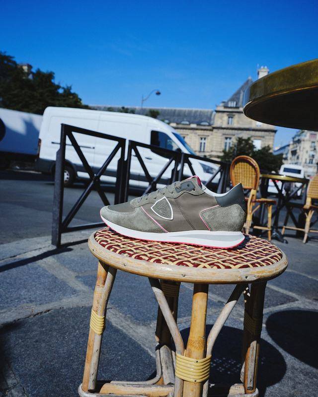 Philippe Model Sneaker basse Trpx donna - verde militare e rosa fluo Promozione