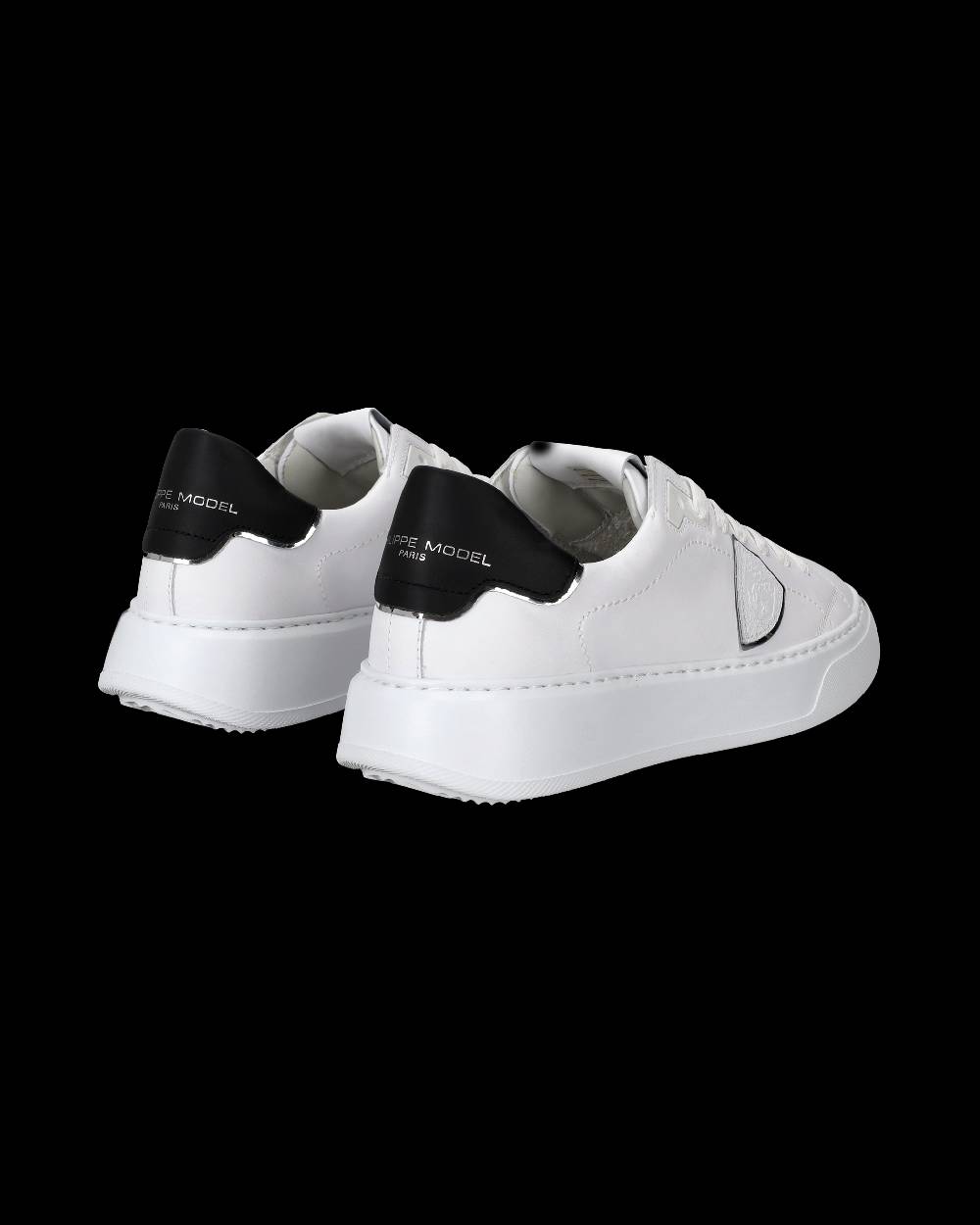 Philippe Model Sneaker bassa Temple donna - bianco e nero Spedizione Gratuita
