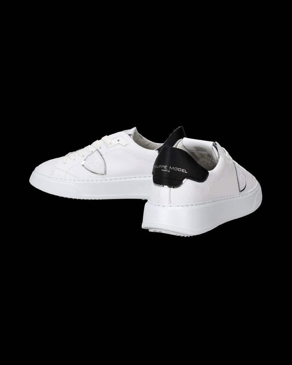 Philippe Model Sneaker bassa Temple donna - bianco e nero Spedizione Gratuita