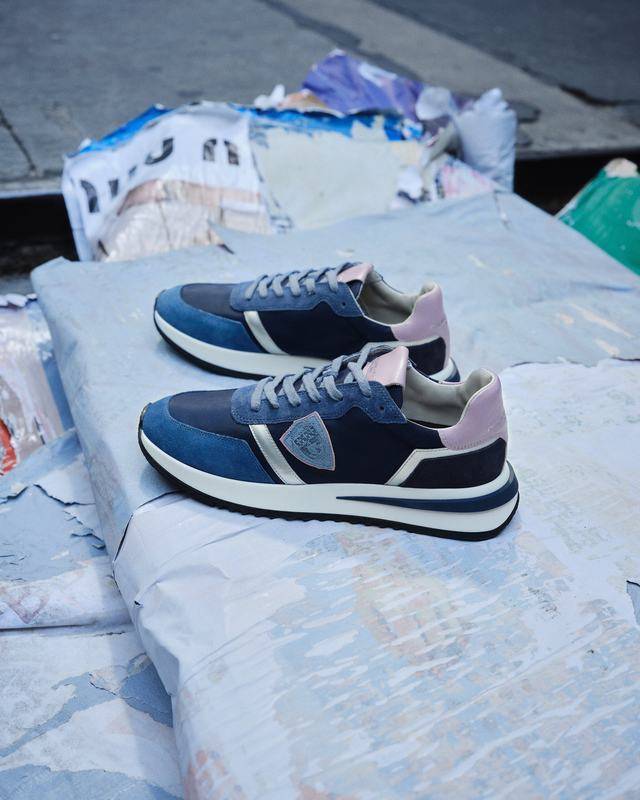 Philippe Model Sneaker basse Tropez 2.1 donna - blu e lilla Soddisfazione Garantita
