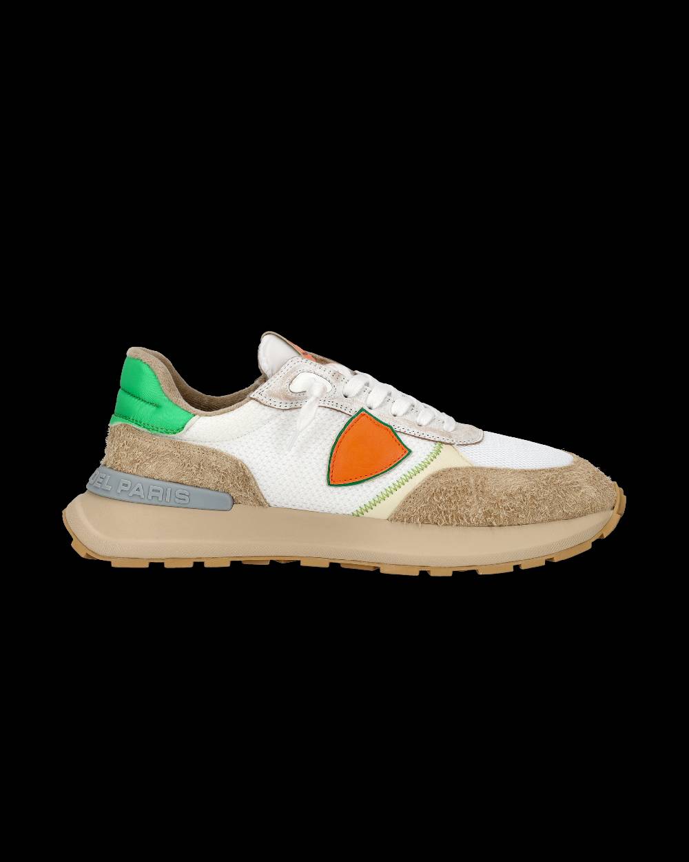 Philippe Model Sneaker bassa Antibes uomo - bianco e sabbia Affare Del Giorno