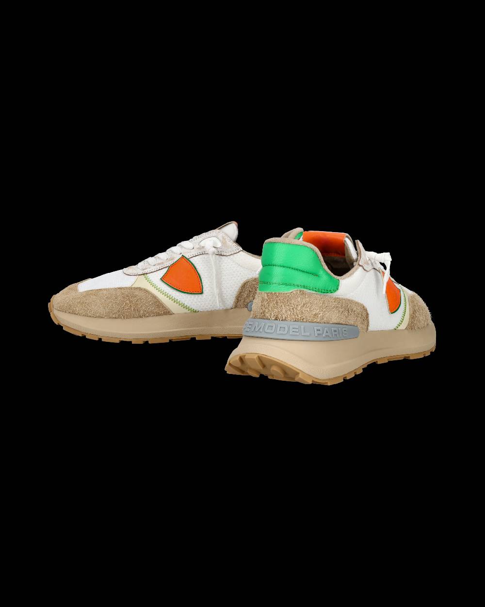 Philippe Model Sneaker bassa Antibes uomo - bianco e sabbia Affare Del Giorno