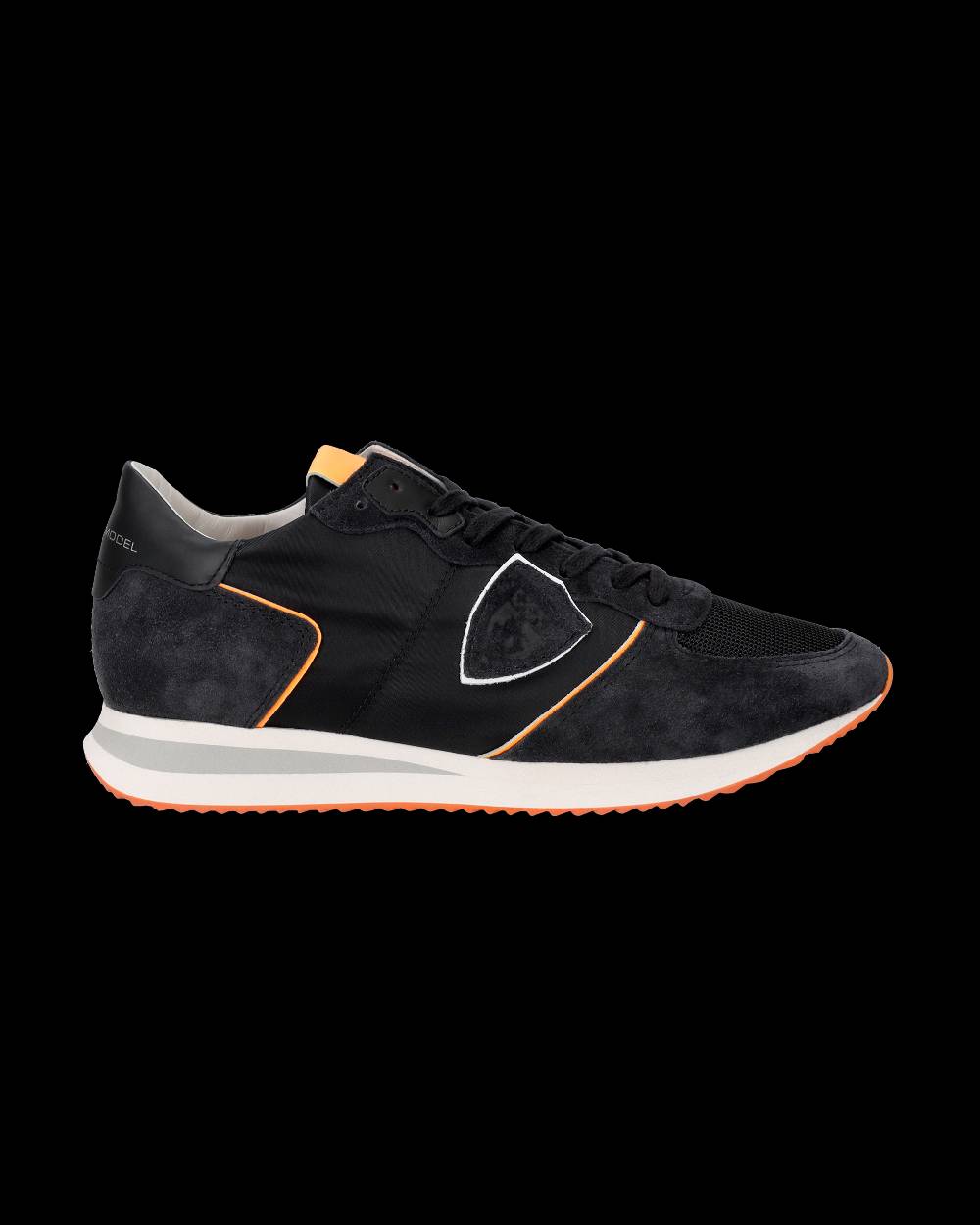 Philippe Model Sneaker basse Trpx uomo - nero e arancio Sottocosto