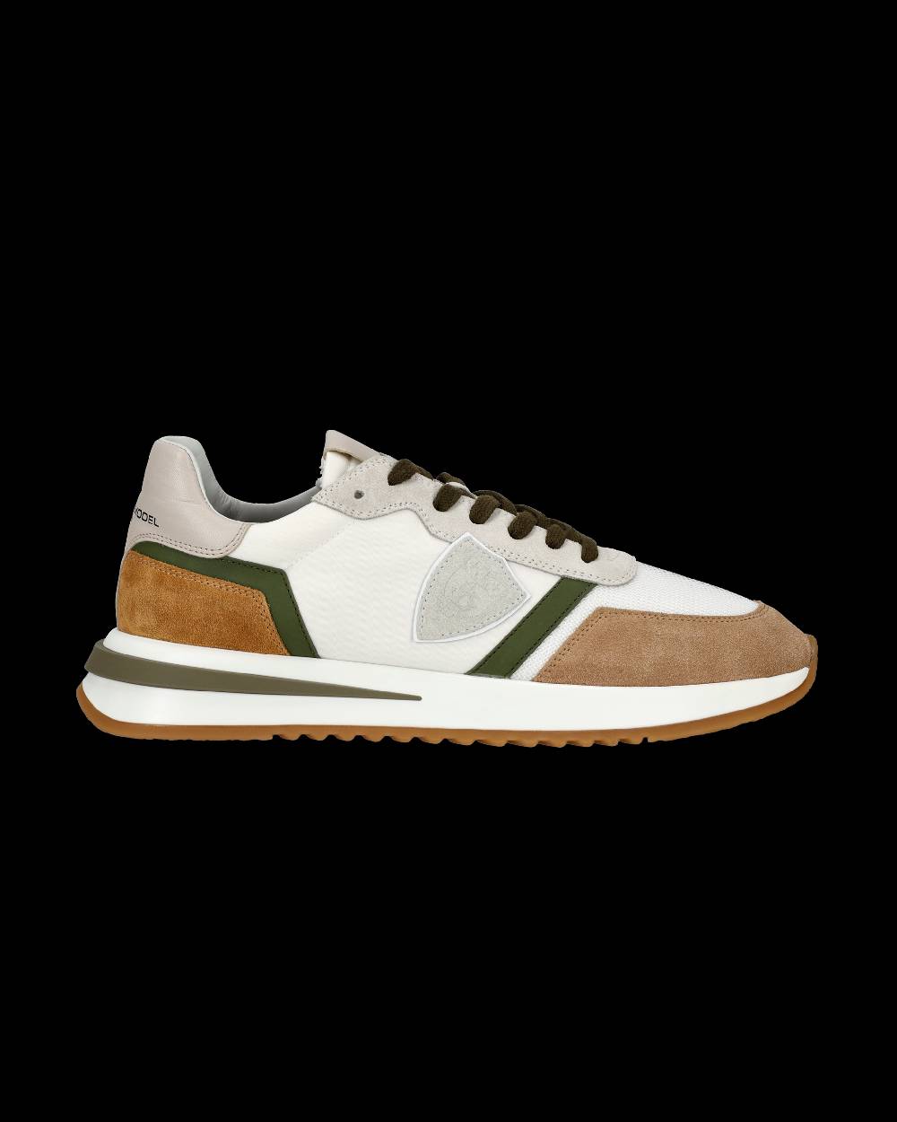 Philippe Model Sneakers Tropez 2.1 da Uomo Bianche e Verdi in Tessuto Tecnico Saldi
