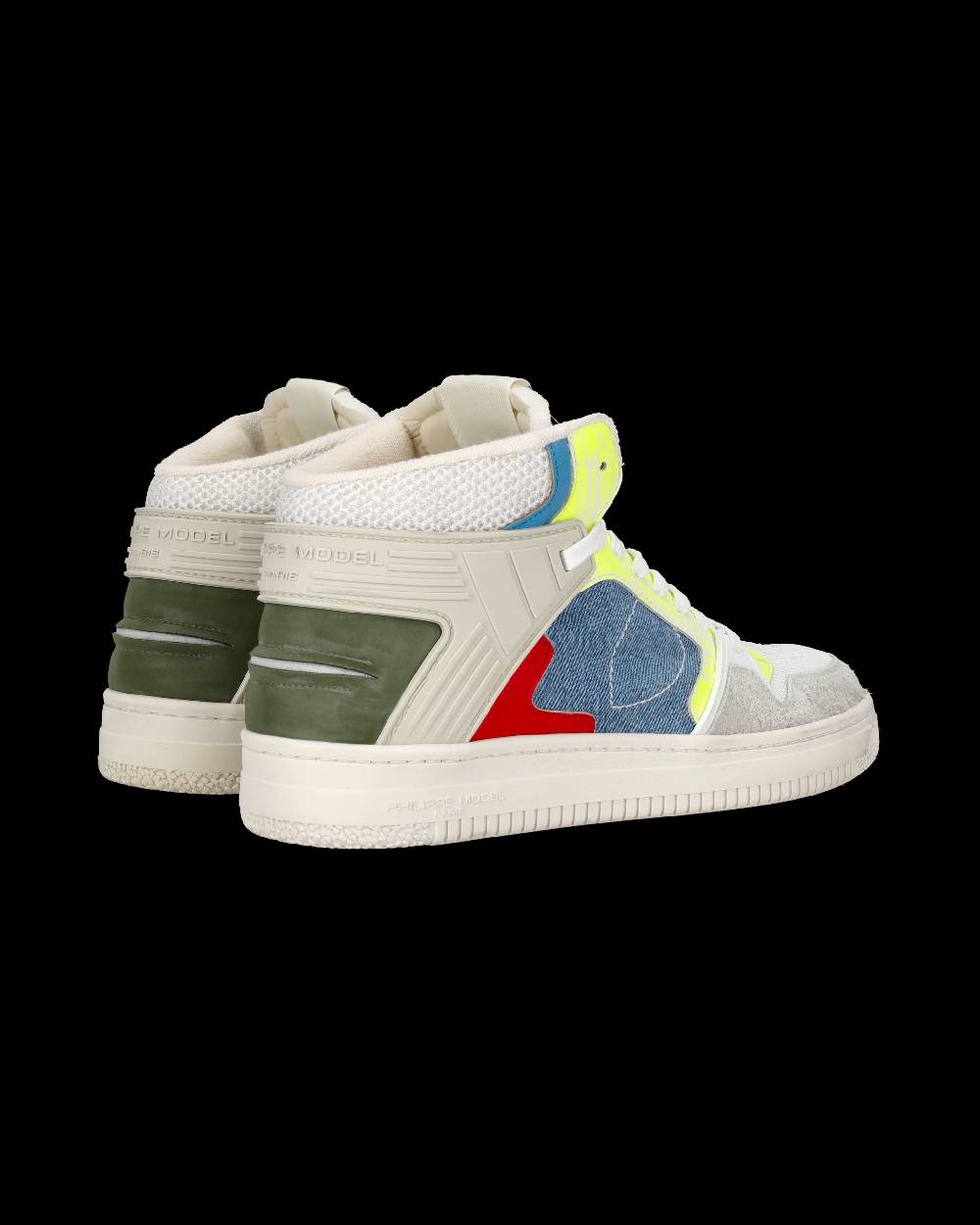 Philippe Model Sneaker mid La Grande uomo - bianco e azzurro Vendita Calda