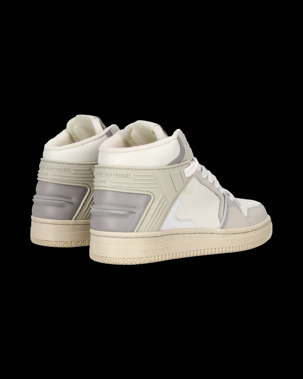 Philippe Model Sneaker mid La Grande donna - burro e grigio I Più Venduti