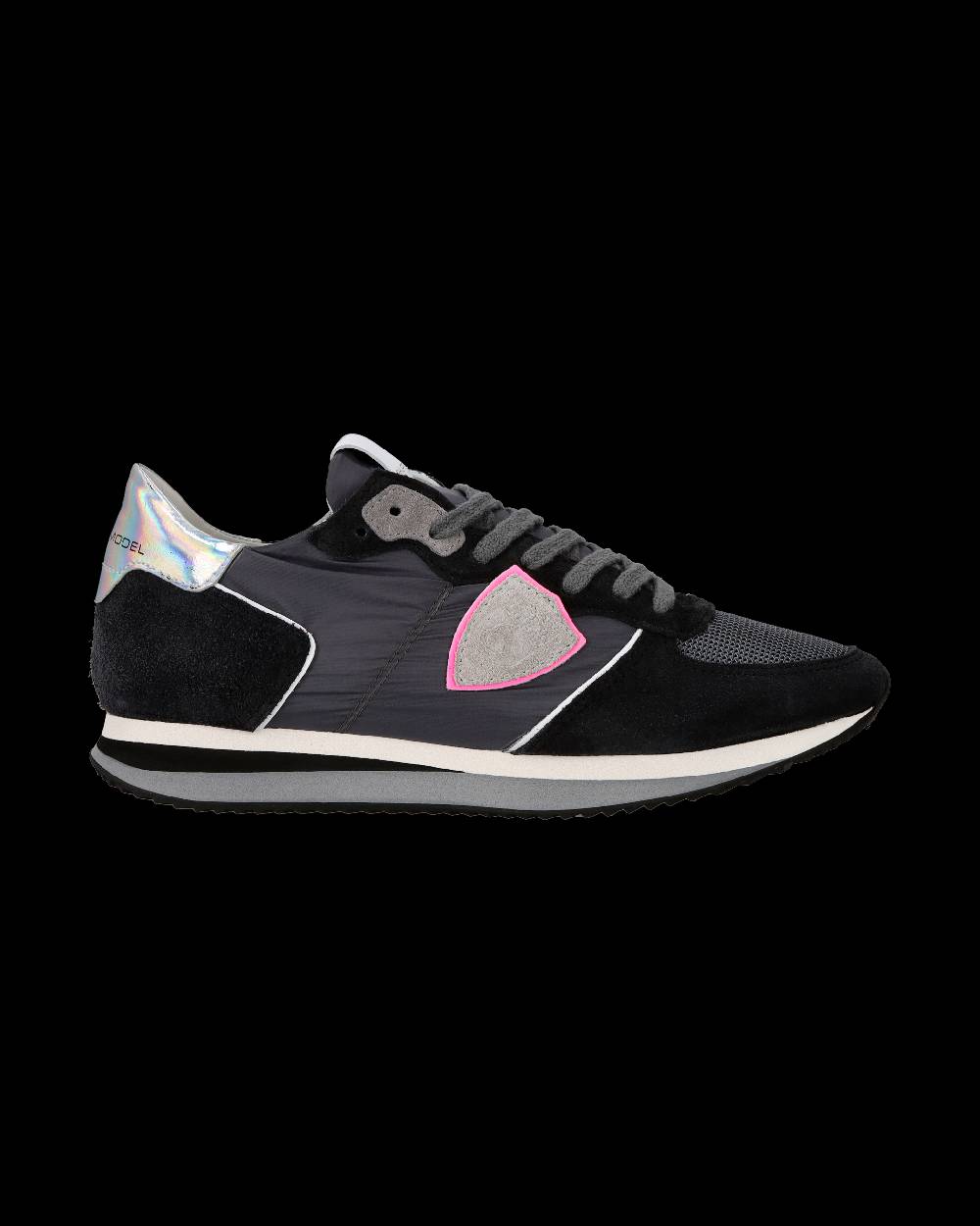 Philippe Model Sneaker casual Trpx da donna in nylon e pelle - Antracite In Saldo