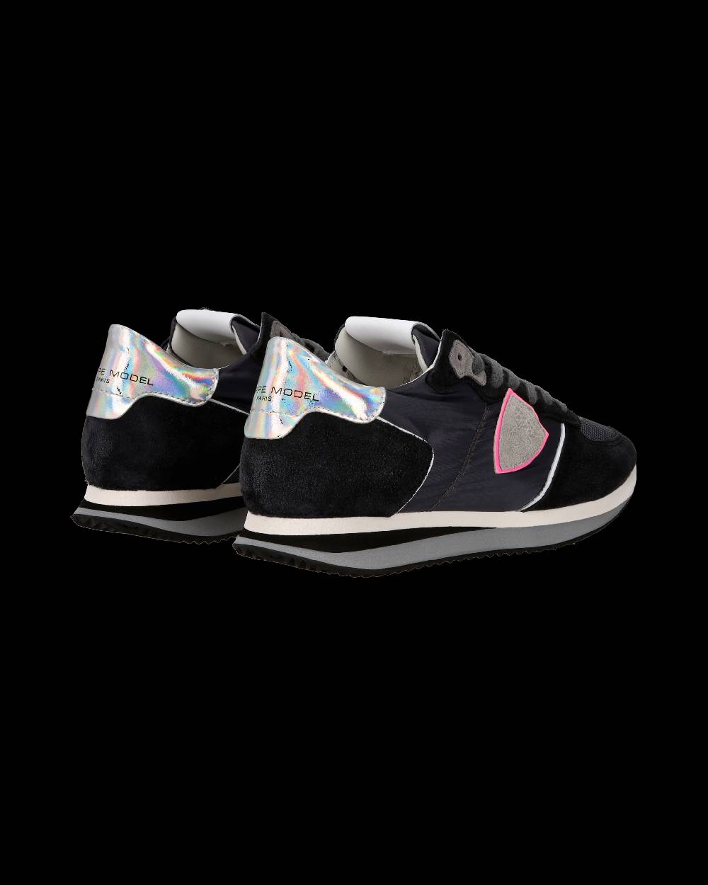 Philippe Model Sneaker casual Trpx da donna in nylon e pelle - Antracite In Saldo