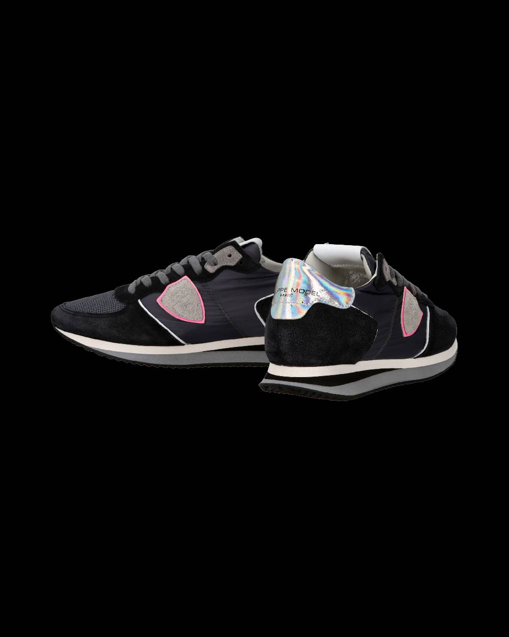 Philippe Model Sneaker casual Trpx da donna in nylon e pelle - Antracite In Saldo