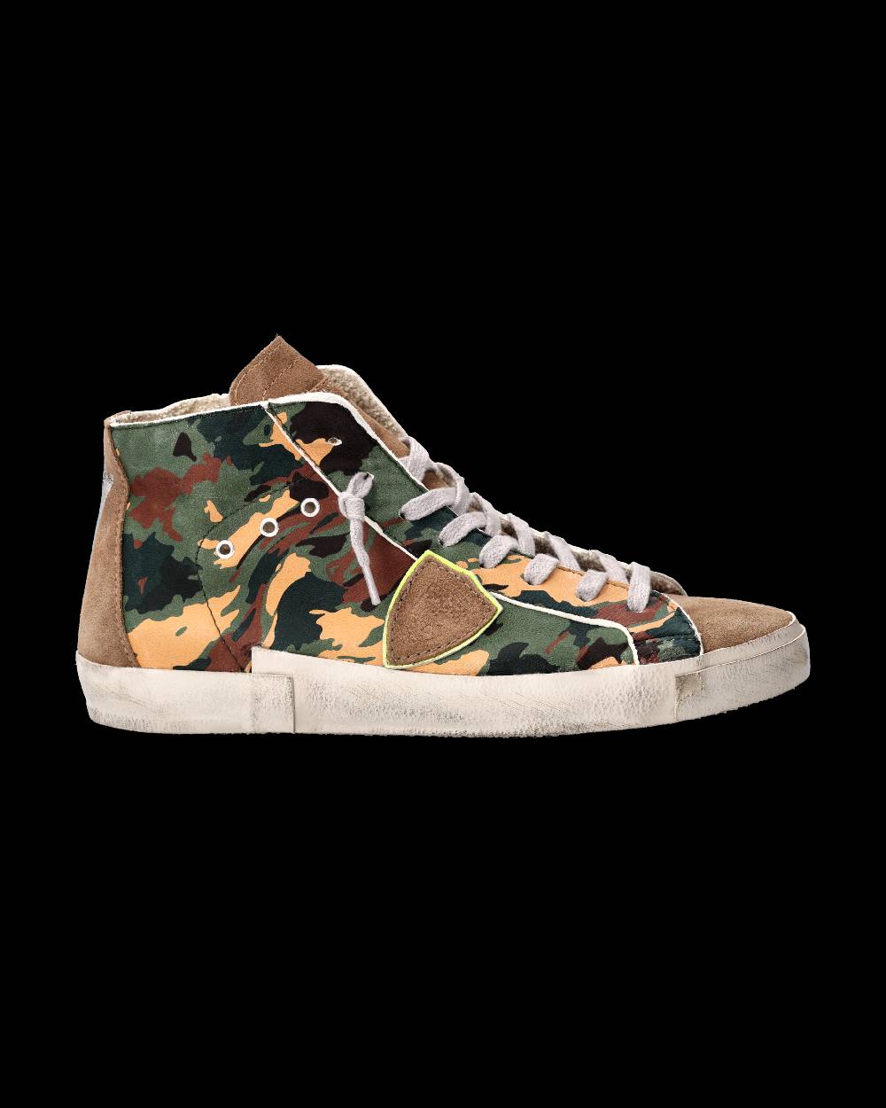 Philippe Model Sneaker Prsx Uomo, Verde e Beige 2025