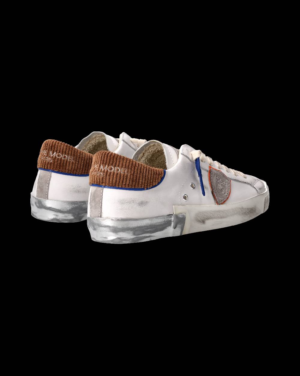 Philippe Model Sneaker Prsx Uomo, Bianco e Cognac 2025