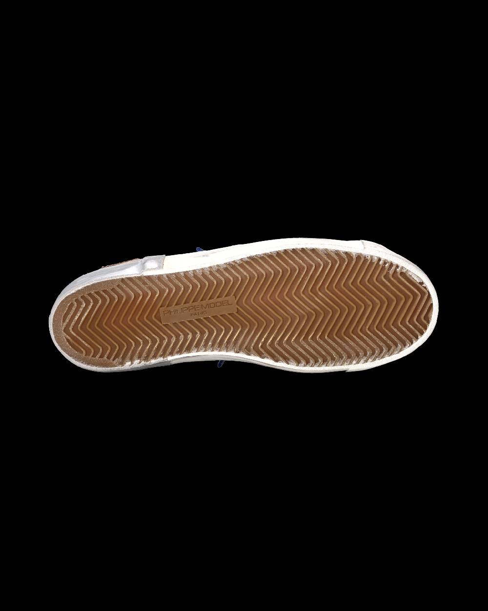 Philippe Model Sneaker Prsx Uomo, Bianco e Cognac 2025