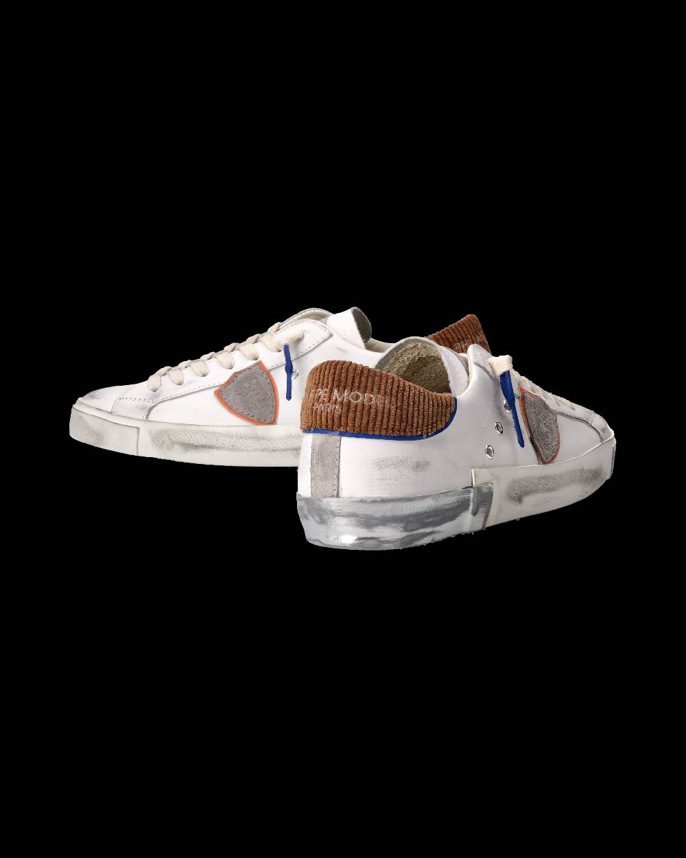 Philippe Model Sneaker Prsx Uomo, Bianco e Cognac 2025
