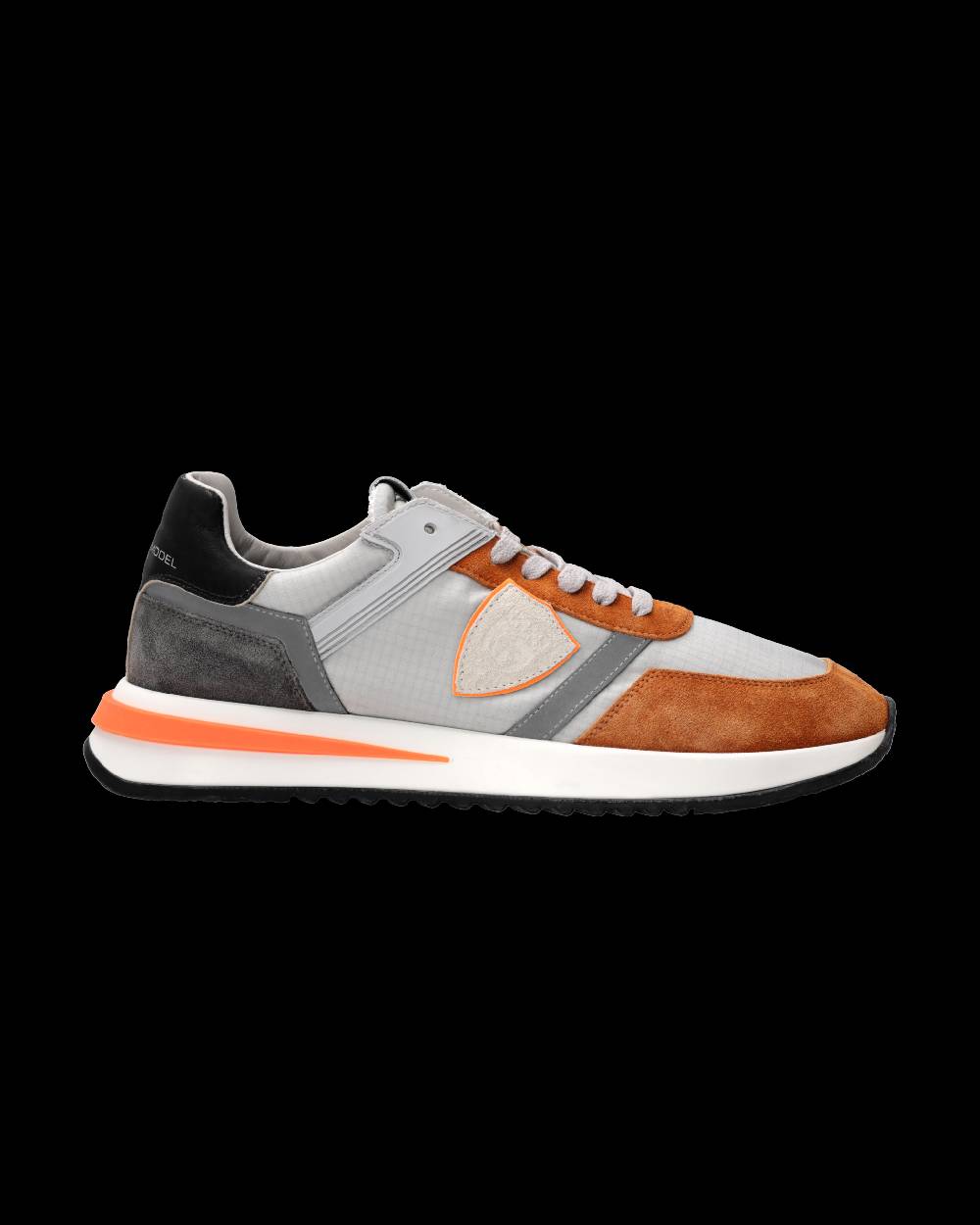 Philippe Model Sneaker Tropez 2.1 Uomo, Grigio e Cognac Pezzi Unici