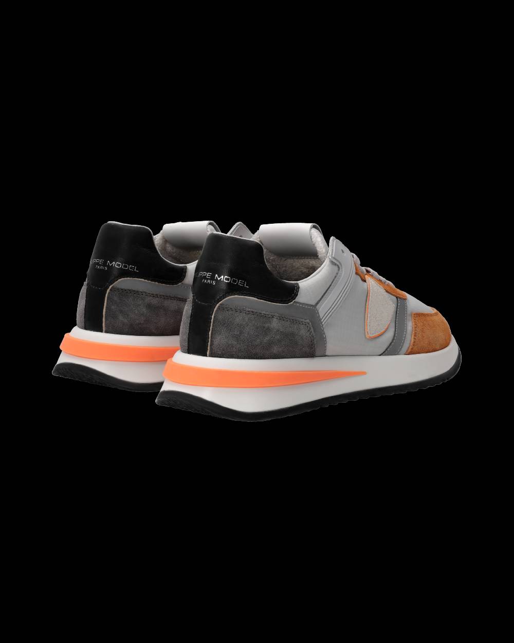 Philippe Model Sneaker Tropez 2.1 Uomo, Grigio e Cognac Pezzi Unici