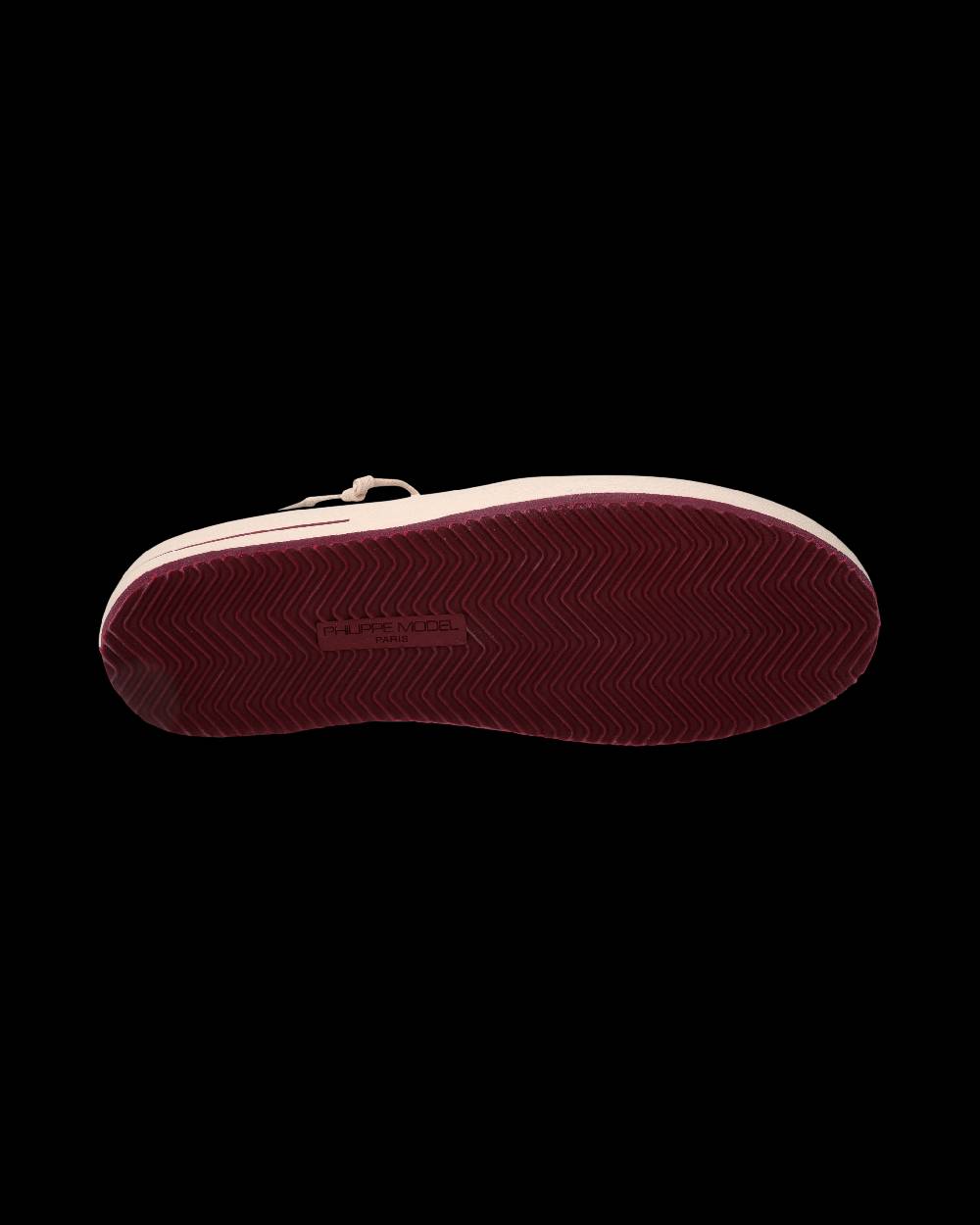 Philippe Model Sneaker Nice Uomo, Bianco e Bordeaux Negozi Online