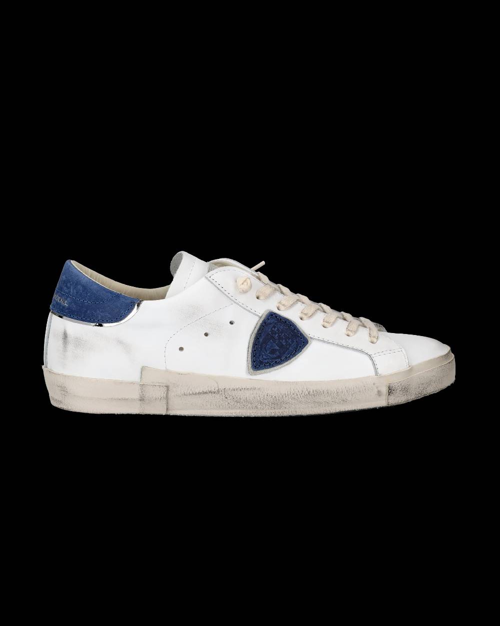 Philippe Model Sneaker basse Paris uomo - bianco e bluette Promozione Limitata