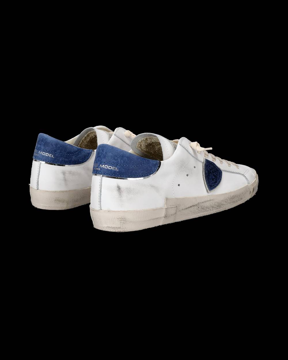Philippe Model Sneaker basse Paris uomo - bianco e bluette Promozione Limitata