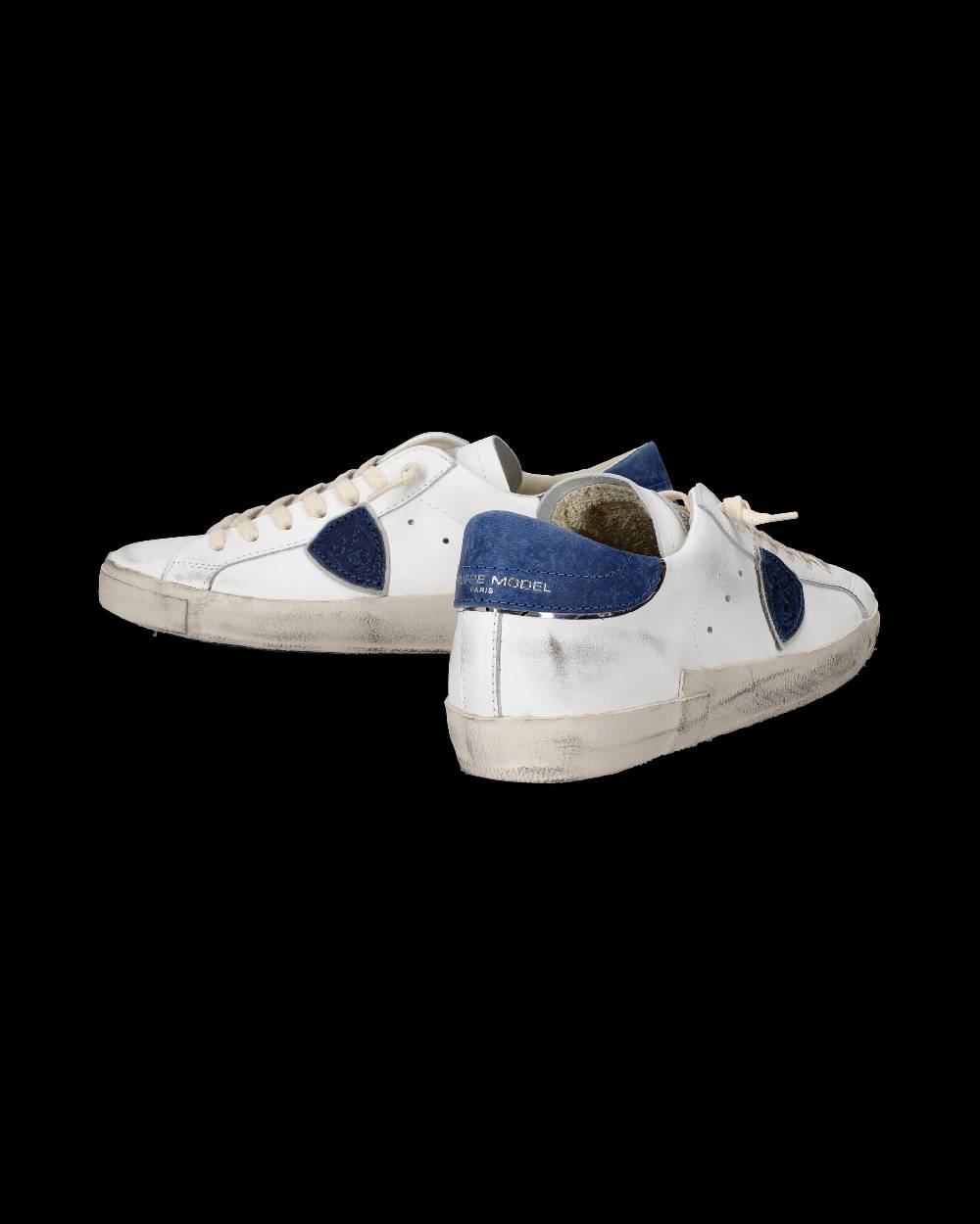 Philippe Model Sneaker basse Paris uomo - bianco e bluette Promozione Limitata