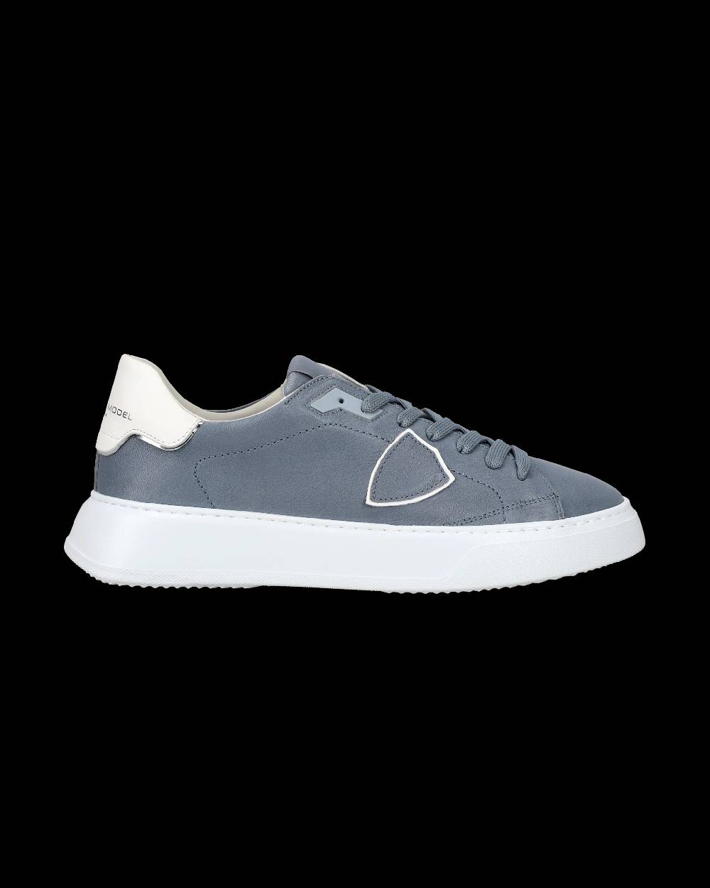 Philippe Model Sneaker casual Temple da uomo in pelle Nabuk - Blu Affare Del Giorno