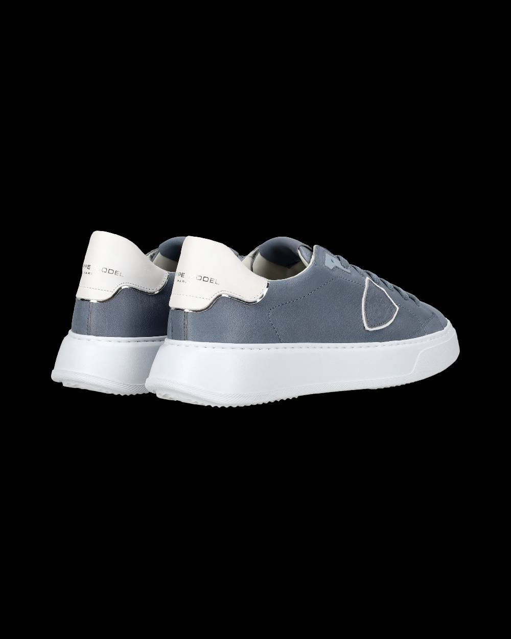 Philippe Model Sneaker casual Temple da uomo in pelle Nabuk - Blu Affare Del Giorno