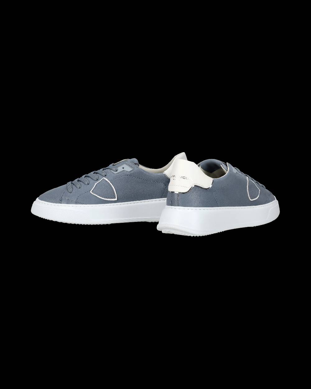 Philippe Model Sneaker casual Temple da uomo in pelle Nabuk - Blu Affare Del Giorno