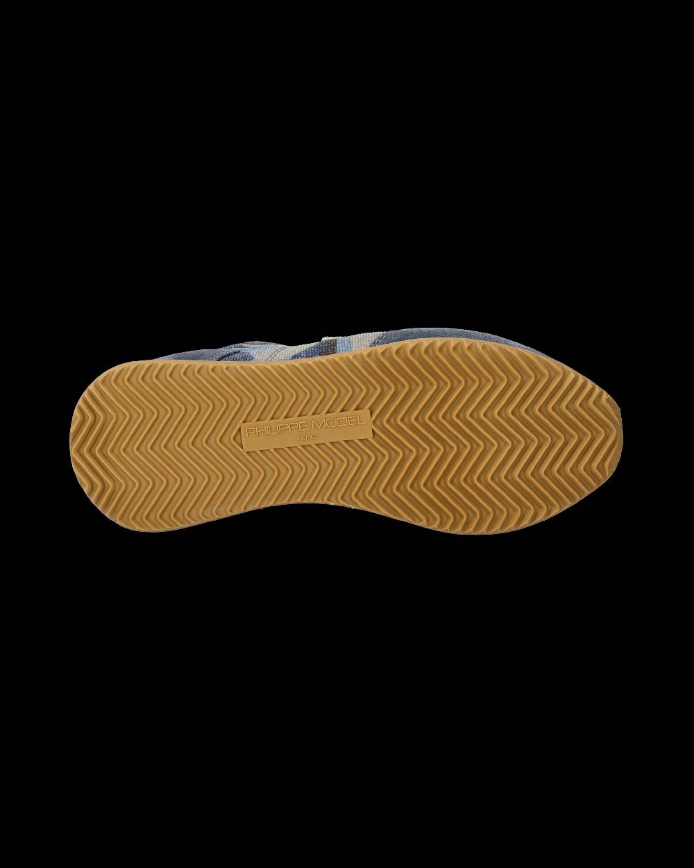 Philippe Model Sneakers Trpx da Donna Blu e Gialle in Tessuto Tecnico Saldi