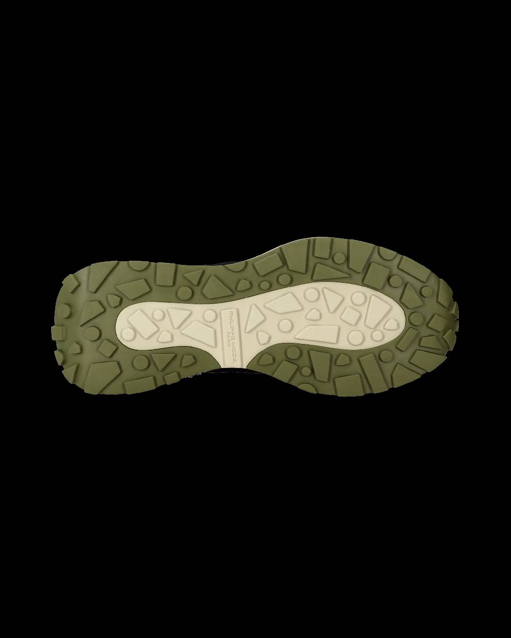 Philippe Model Sneakers basse Antibes da Uomo in nylon e pelle - nero militare Vendita Calda