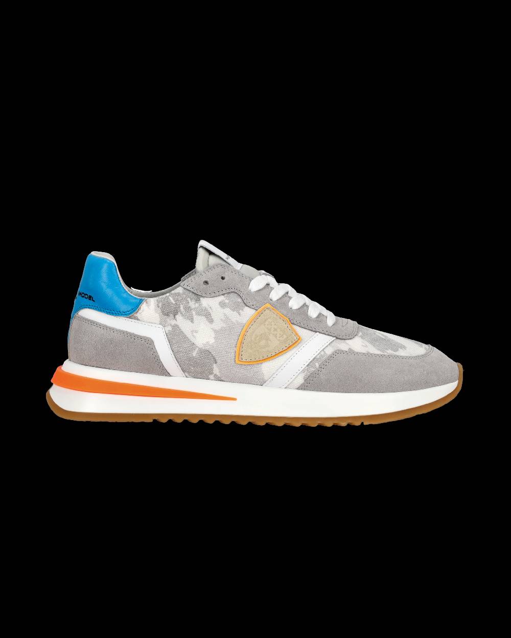 Philippe Model Sneaker bassa Tropez 2.1 uomo - grigio, bianco e arancio Saldi Di Fabbrica