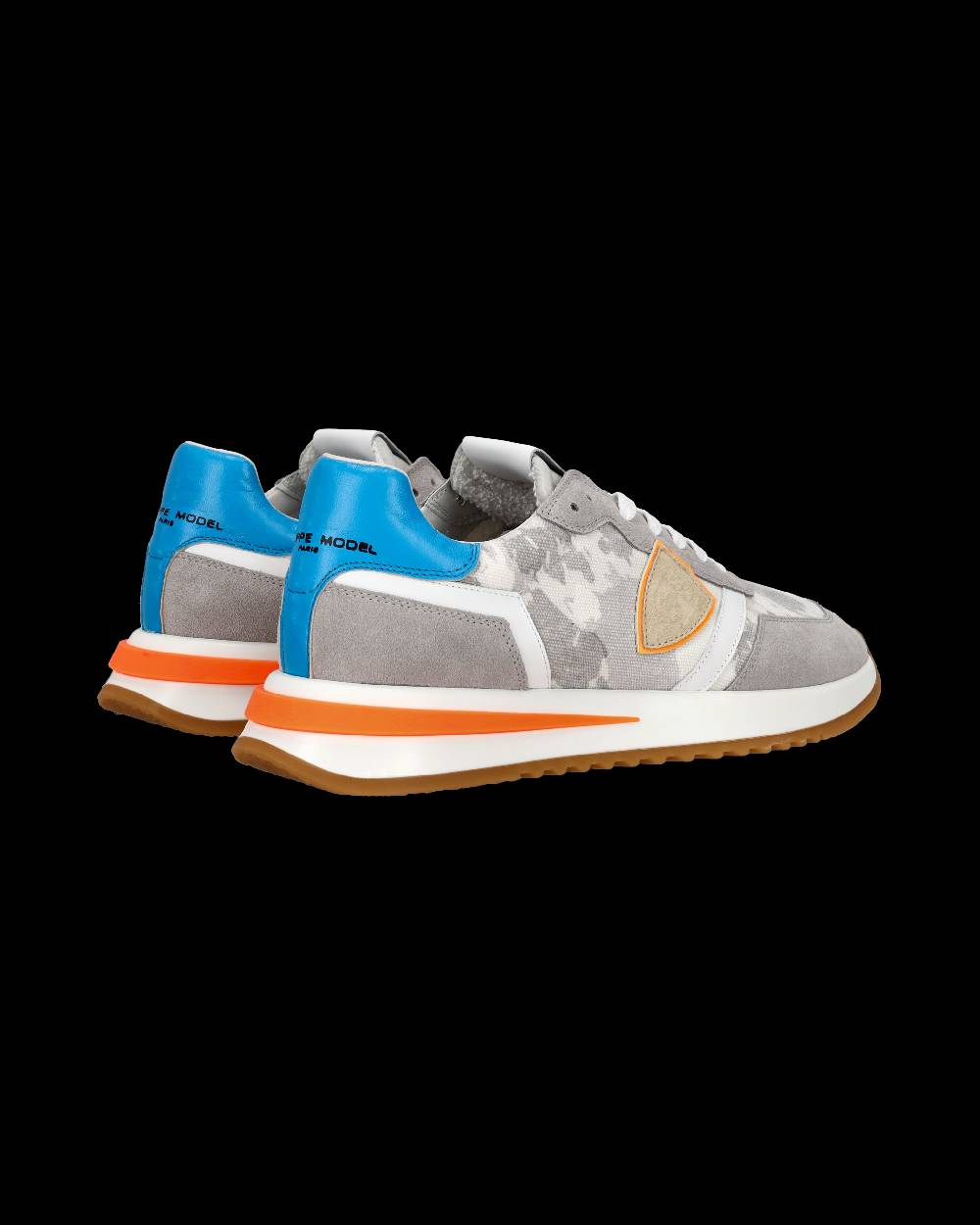 Philippe Model Sneaker bassa Tropez 2.1 uomo - grigio, bianco e arancio Saldi Di Fabbrica