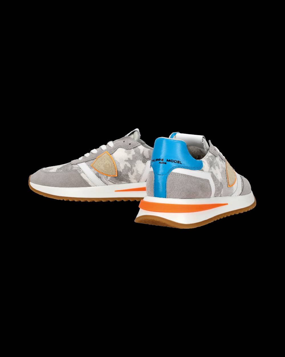 Philippe Model Sneaker bassa Tropez 2.1 uomo - grigio, bianco e arancio Saldi Di Fabbrica