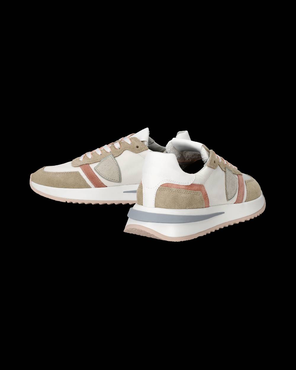 Philippe Model Sneakers Tropez 2.1 da Donna Bianche in Tessuto Tecnico Moda