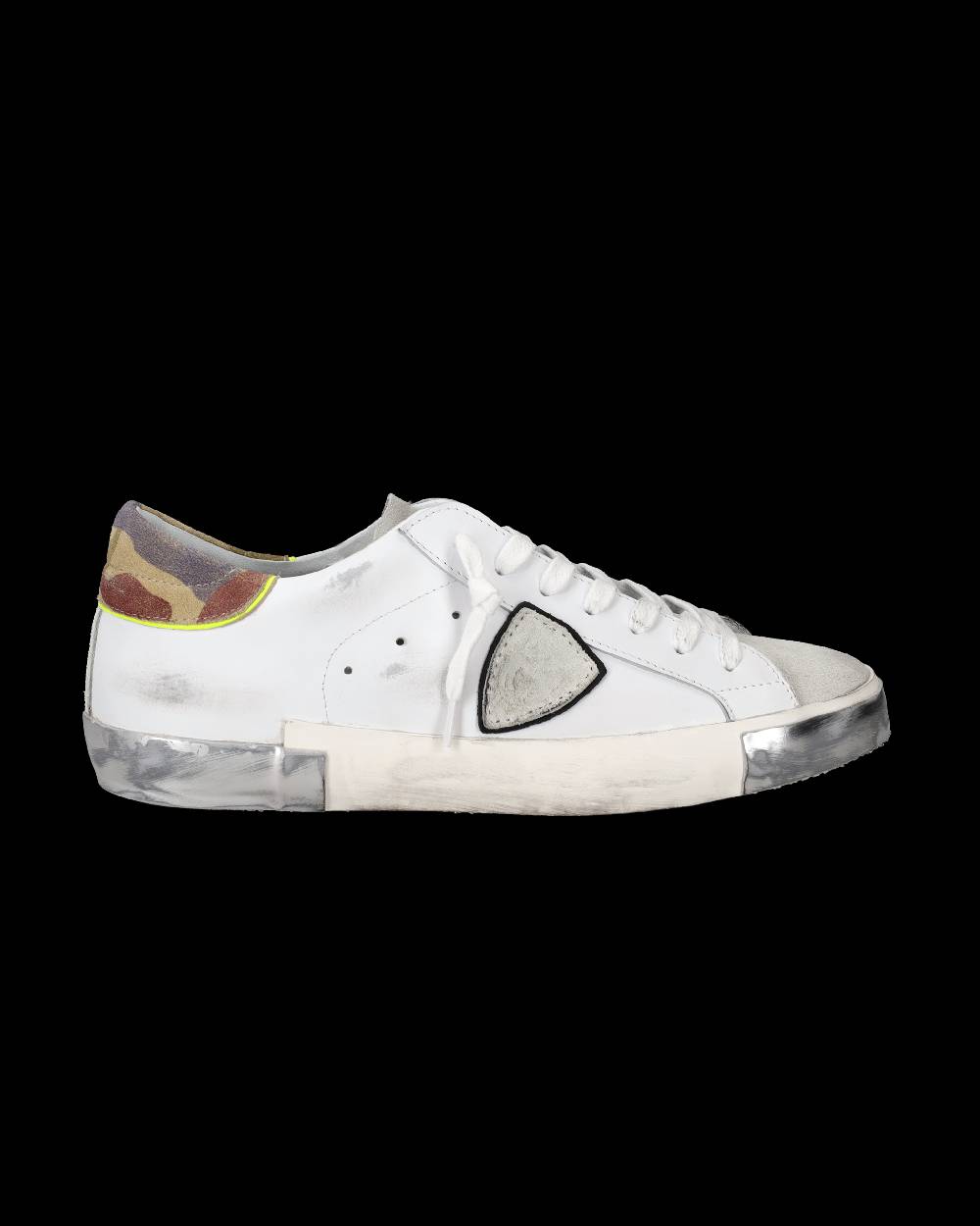 Philippe Model Sneakers Prsx da Uomo Bianche e Bordeaux in Pelle Italy