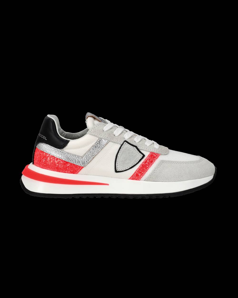 Philippe Model Sneakers Tropez 2.1 Donna Bianche e Arancioni in Pelle Scamosciata Nuovo