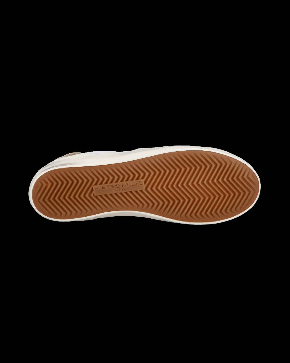 Philippe Model Sneakers basse Paris da Bambino in pelle, Bianco Blu Vendita