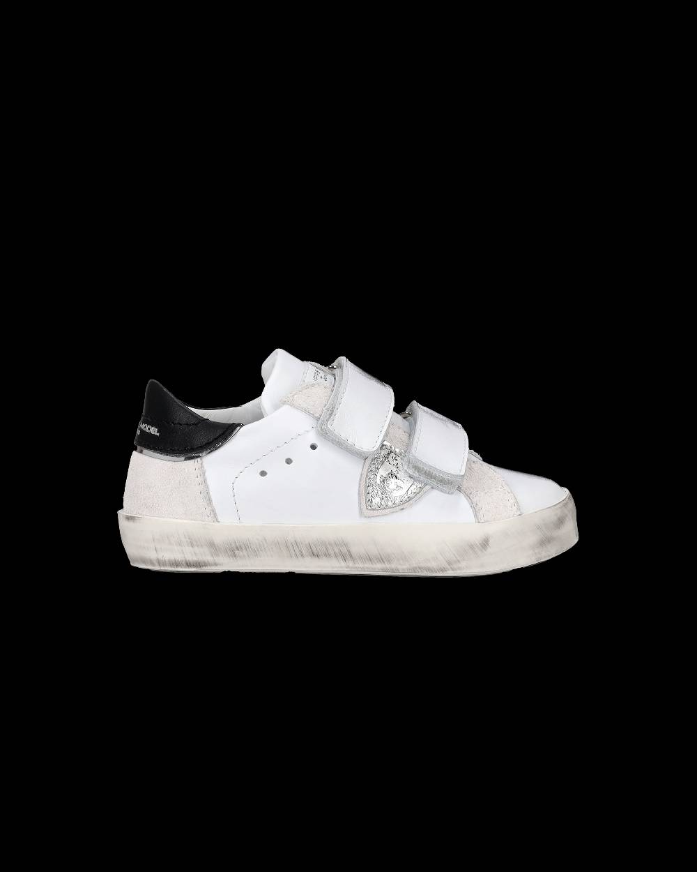 Philippe Model Sneakers Prsx Sportif da Bambini Bianche e Argento in Pelle Promozione