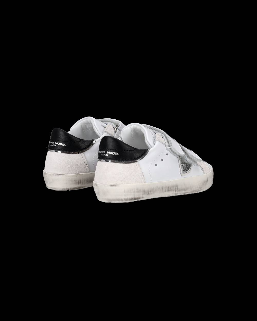 Philippe Model Sneakers Prsx Sportif da Bambini Bianche e Argento in Pelle Promozione