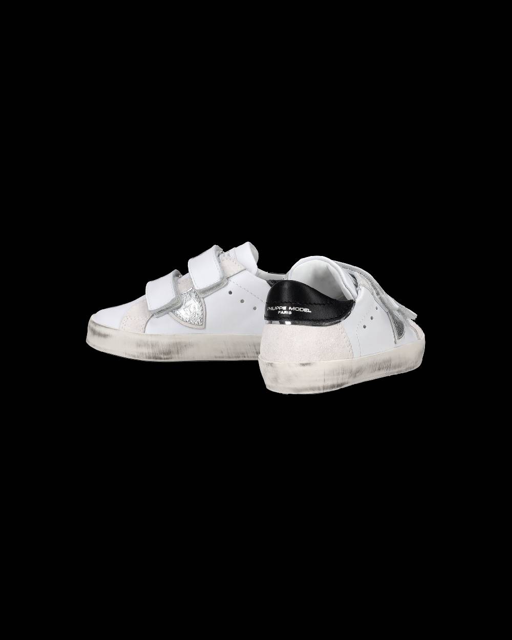 Philippe Model Sneakers Prsx Sportif da Bambini Bianche e Argento in Pelle Promozione