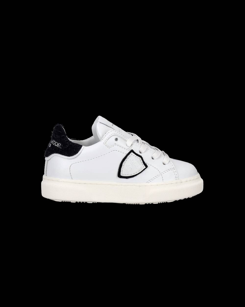 Philippe Model Sneakers da Bambini Temple Bianche e Blu in Pelle Promozione Limitata