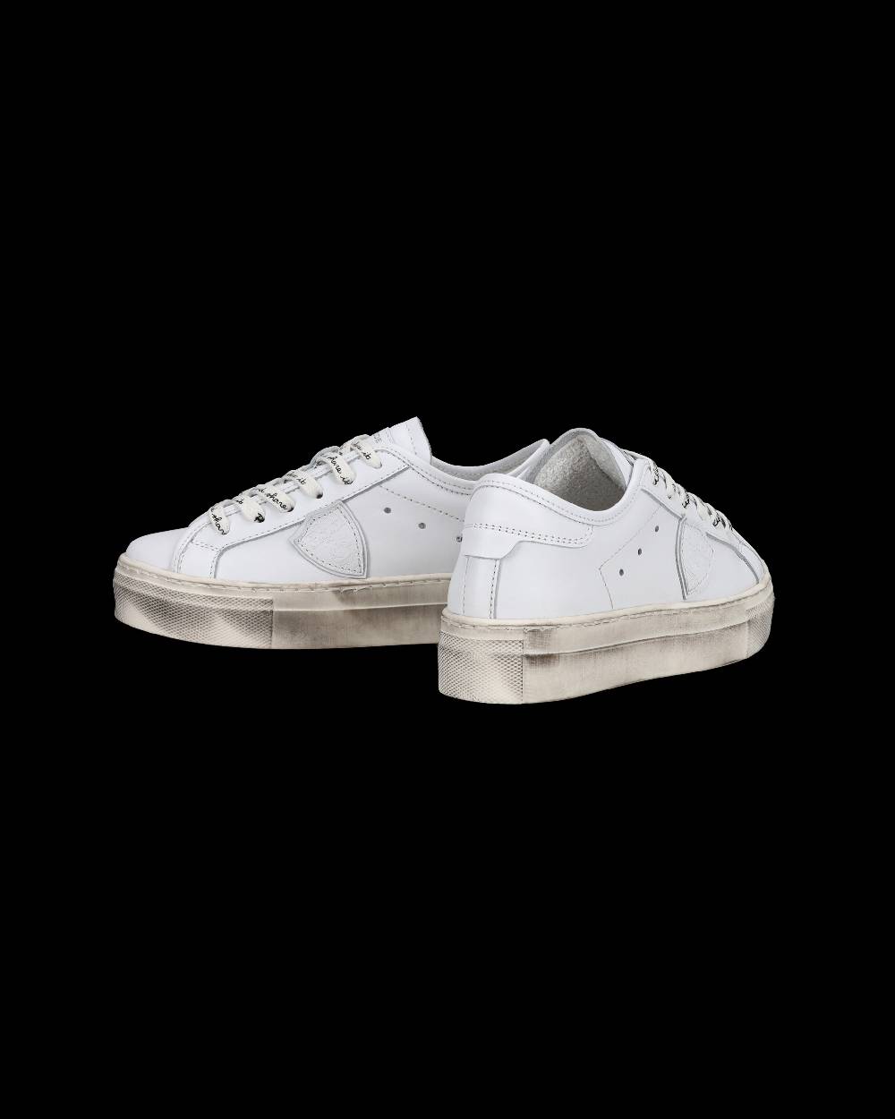 Philippe Model Sneakers basse Paris Haute da Bambino in pelle, Bianco Prezzo Ridotto