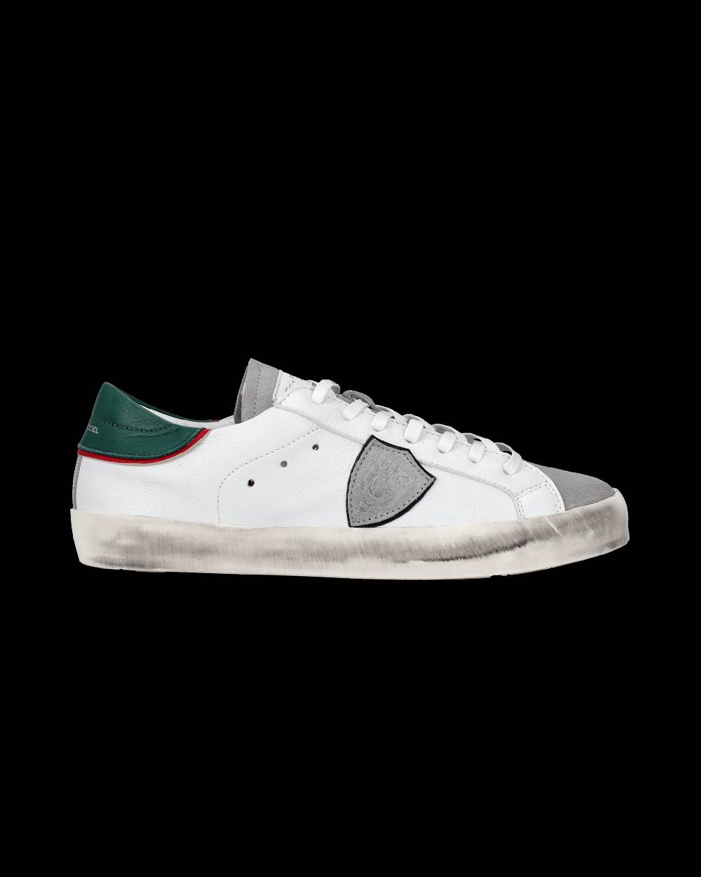 Philippe Model Sneakers Prsx da Ragazzi Bianche e Verdi in Pelle Offerta Anniversario