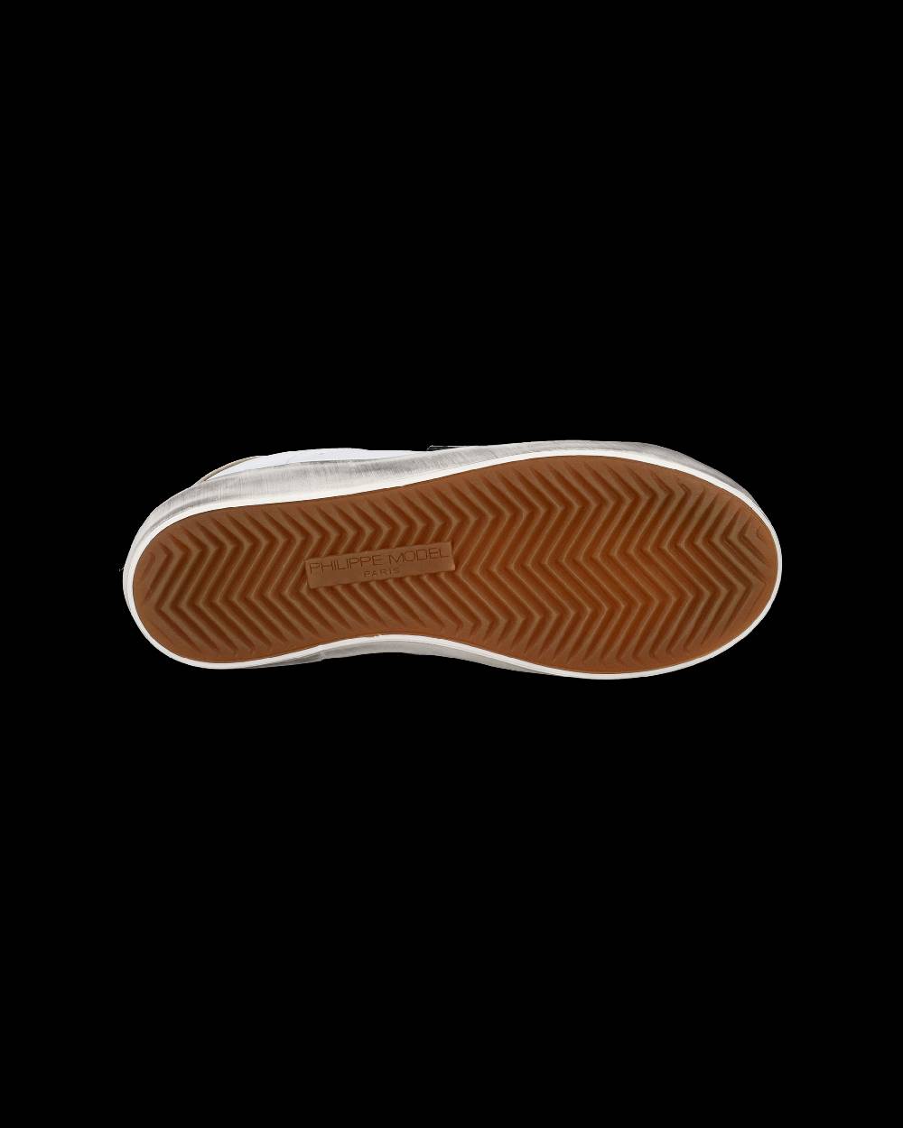 Philippe Model Sneakers Prsx basse da Bambini Bianche e Verdi in Pelle Saldi