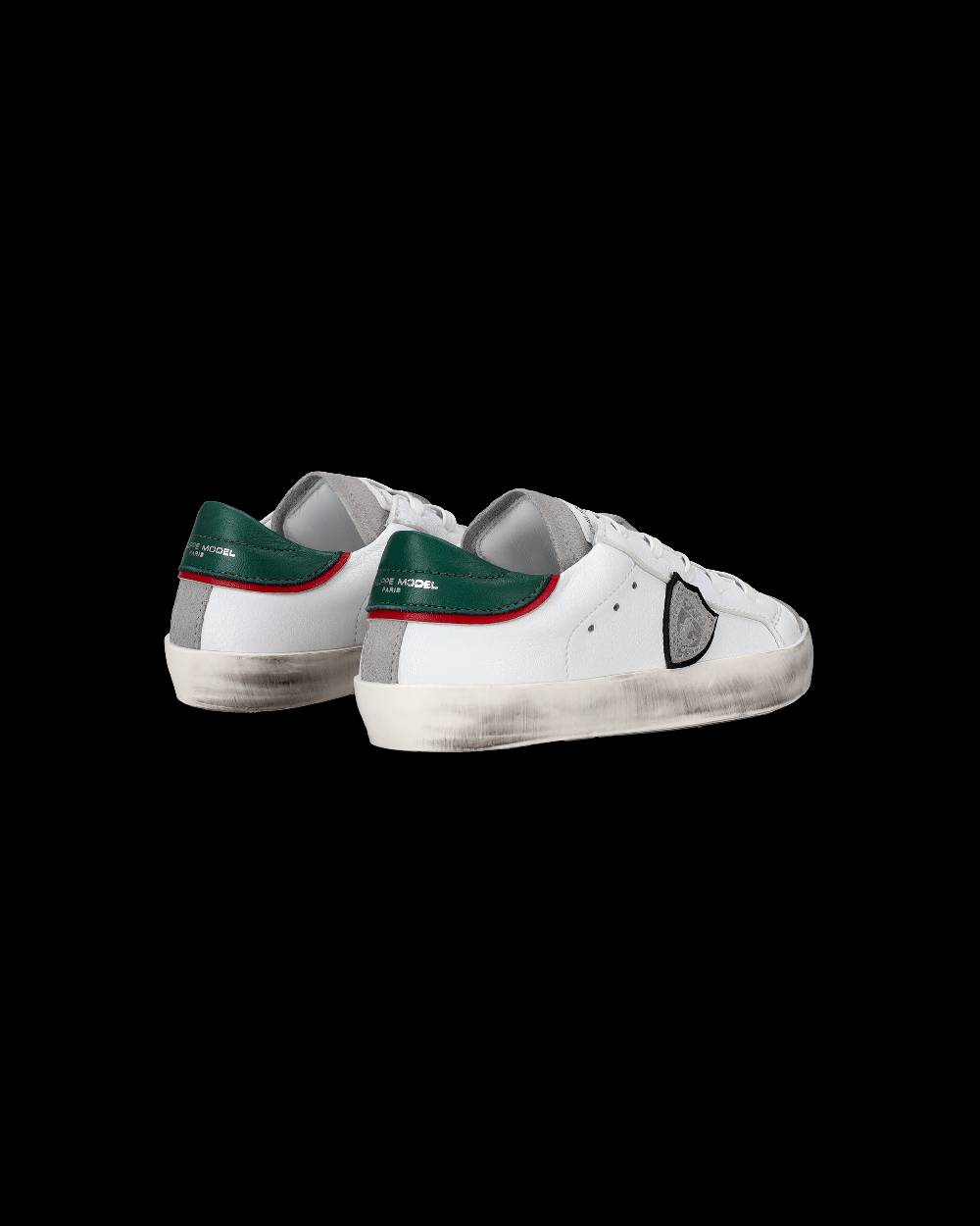 Philippe Model Sneakers da Bambini Prsx Bianche e Verdi in Pelle Offerte