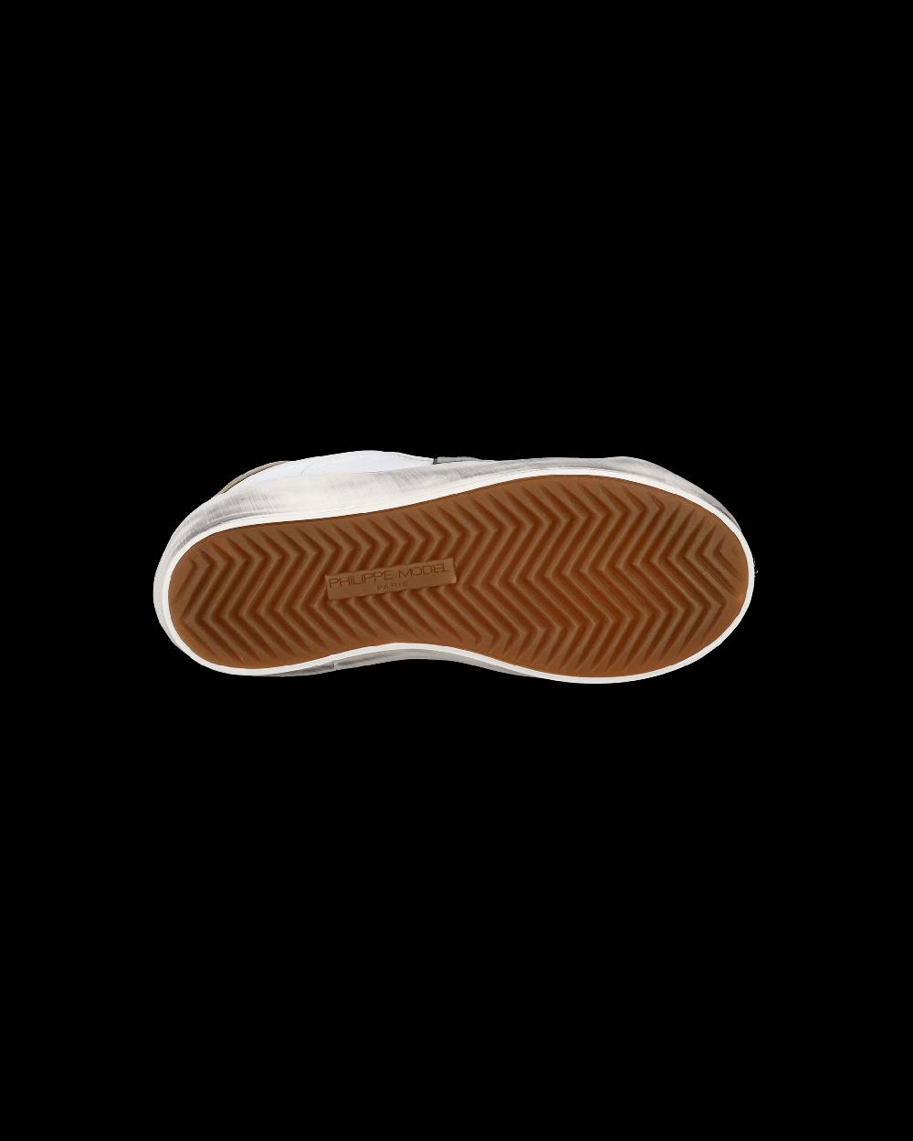 Philippe Model Sneakers da Bambini Prsx Bianche e Verdi in Pelle Offerte