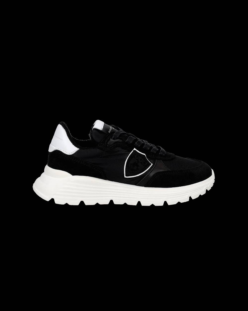 Philippe Model Sneakers Antibes basse da Bambini Nere in Tessuto Tecnico Offerta temporanea