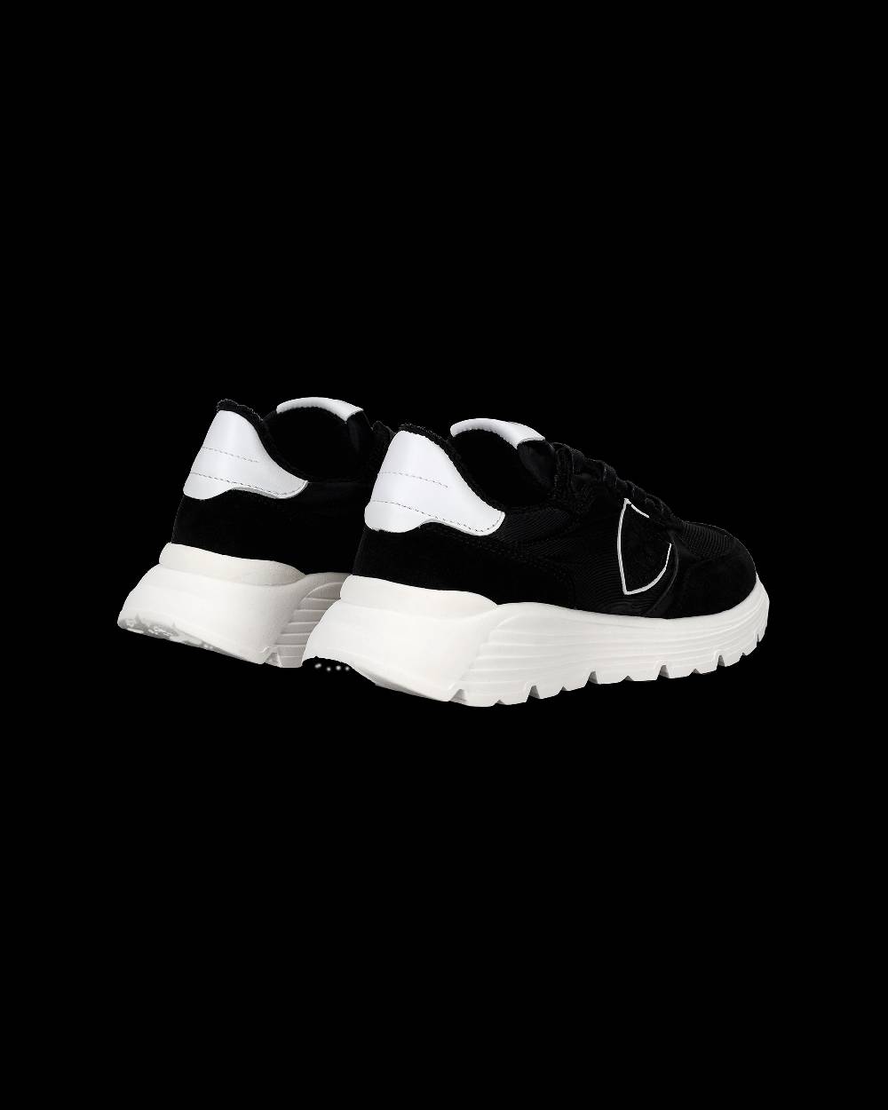Philippe Model Sneakers Antibes basse da Bambini Nere in Tessuto Tecnico Offerta temporanea