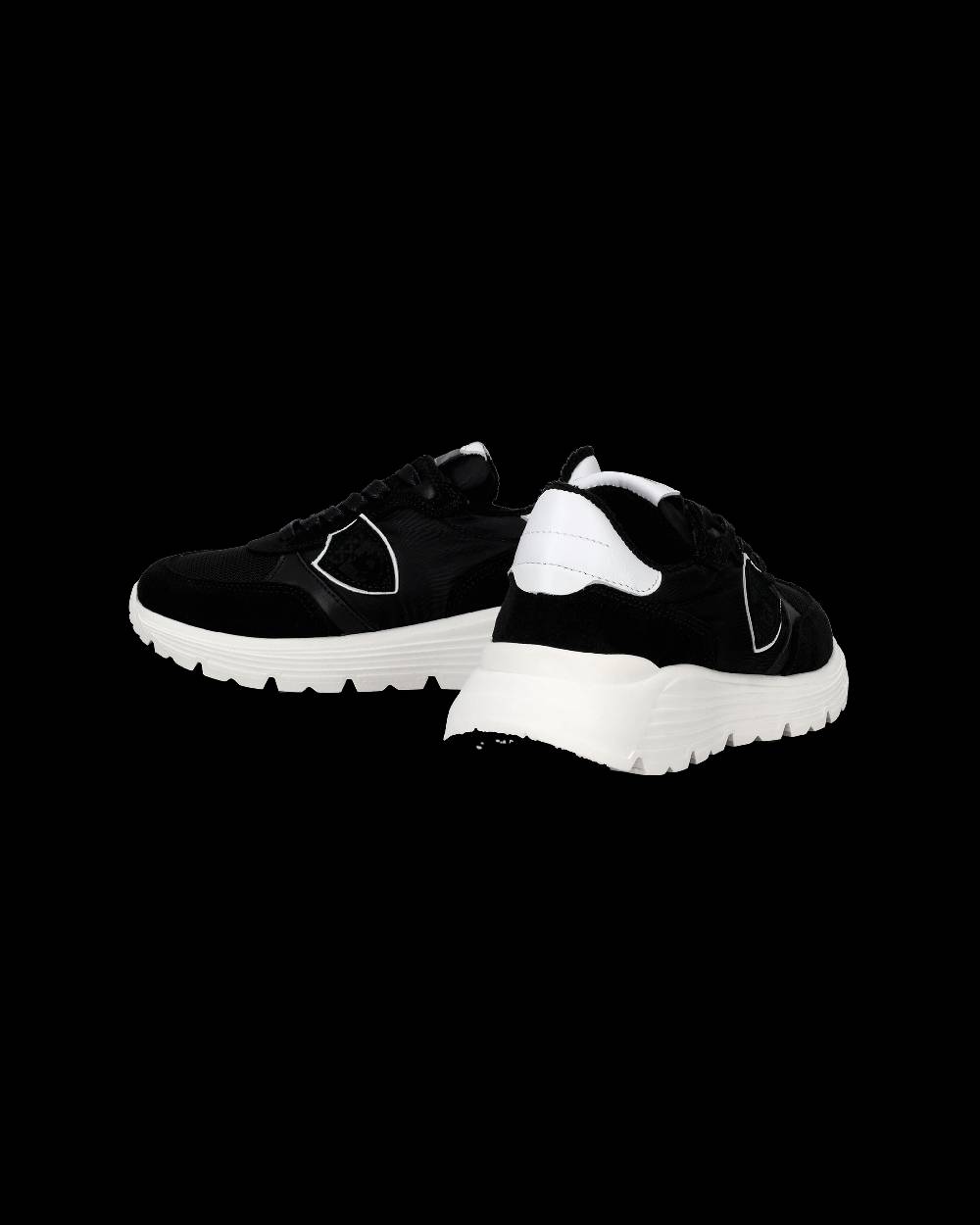 Philippe Model Sneakers Antibes basse da Bambini Nere in Tessuto Tecnico Offerta temporanea