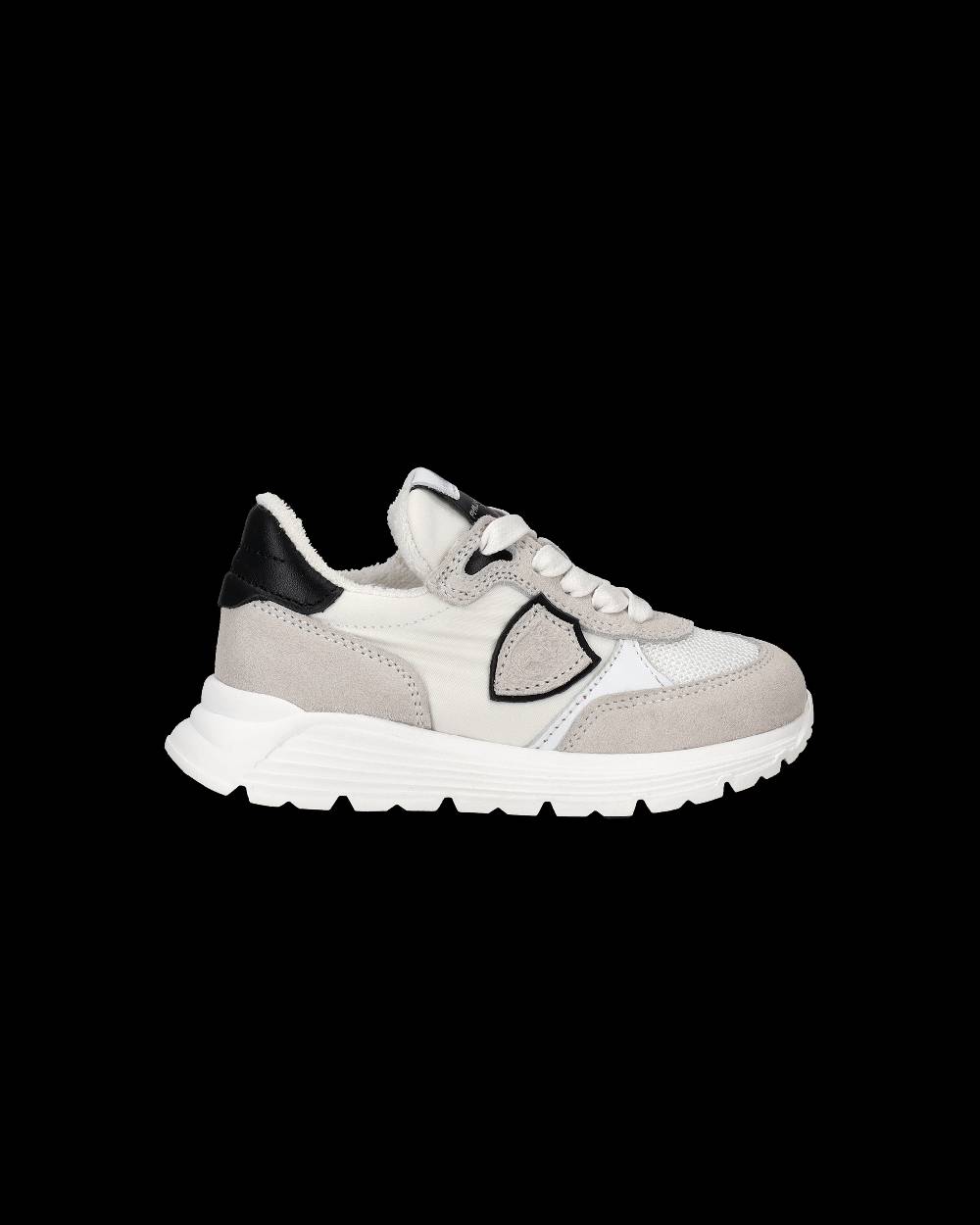 Philippe Model Scarpe da Bambini Antibes Bianche in Tessuto Tecnico I Più Venduti