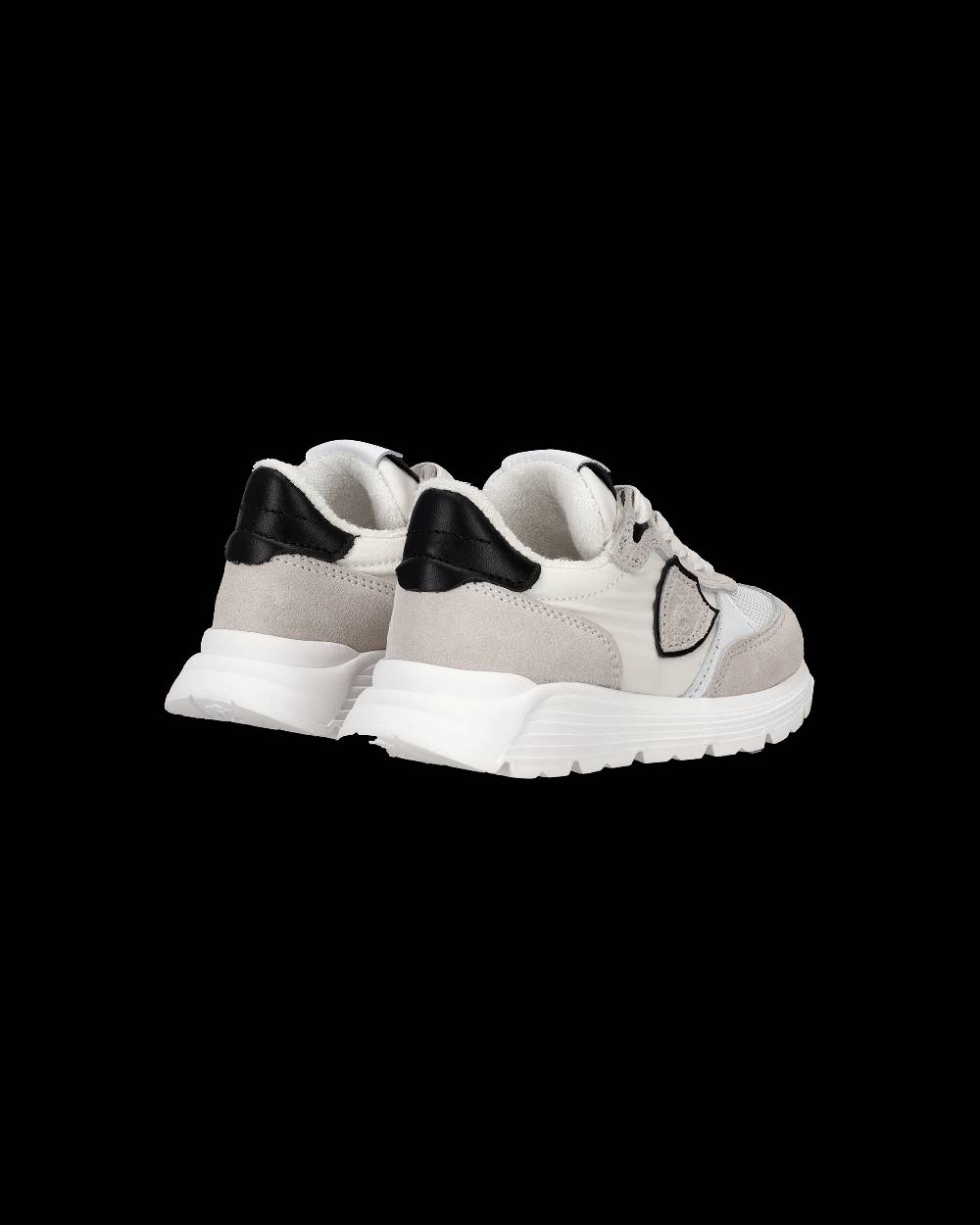 Philippe Model Scarpe da Bambini Antibes Bianche in Tessuto Tecnico I Più Venduti